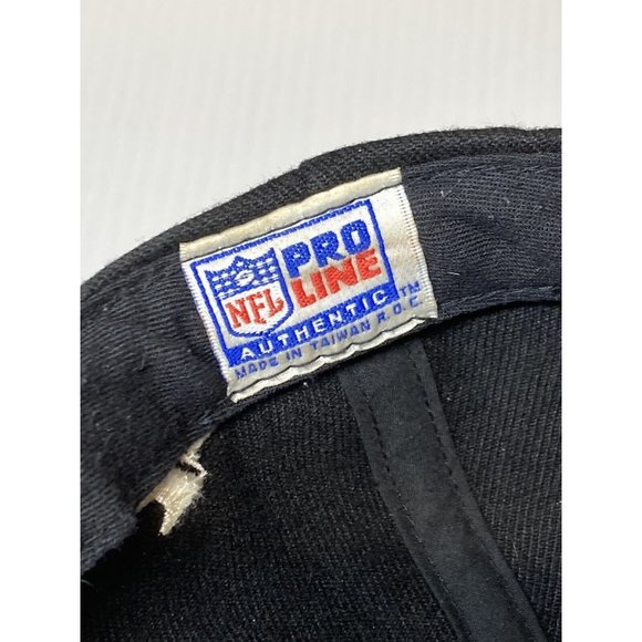 Vintage 90’s Baltimore Ravens NFL Spike Hat Snapback Black Logo Athletic Rare - Picture 11 of 13